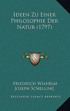 portada ideen zu einer philosophie der natur (1797) (en Inglés)