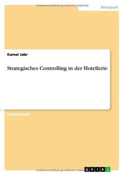 portada Strategisches Controlling in Der Hotellerie (German Edition)