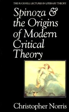 portada spinoza & the origins of modern critical theory (en Inglés)