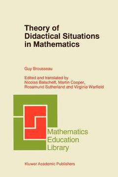 portada theory of didactical situations in mathematics: didactique des math matiques, 1970-1990 (en Inglés)