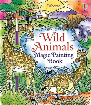 portada Wild Animals Magic Painting Book (Magic Painting Books) (in English)