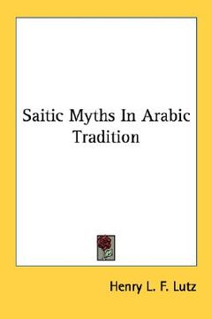 portada saitic myths in arabic tradition (in English)