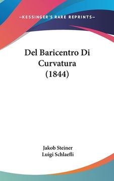 portada Del Baricentro Di Curvatura (1844) (in Italian)