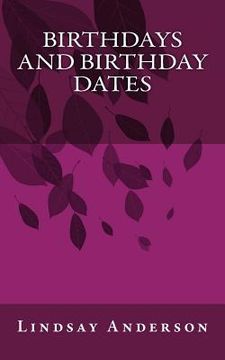portada Birthdays and Birthday Dates (in English)