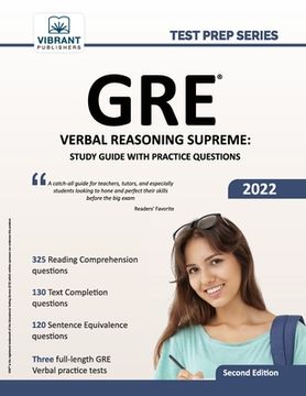 portada GRE Verbal Reasoning Supreme: Study Guide with Practice Questions (en Inglés)
