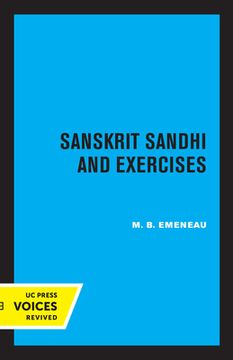 portada Sanskrit Sandhi and Exercises, Revised Edition (in English)