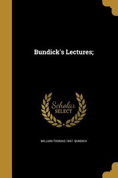 portada Bundick's Lectures; (en Inglés)