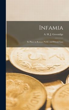 portada Infamia: Its Place in Roman Public and Private Law