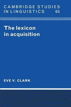 portada The Lexicon in Acquisition Paperback (Cambridge Studies in Linguistics) (in English)