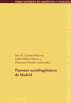 portada Patrones sociolingueísticos de Madrid (in Spanish)