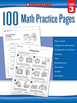 portada 100 Math Practice Pages (Grade 3) (en Inglés)