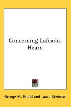 portada concerning lafcadio hearn (en Inglés)