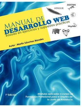 portada manual de desarrollo web basado en ejercicios y supuestos practicos.