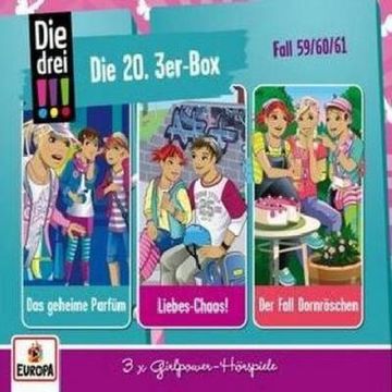 portada Die Drei!    Die 20. 3er box (Folgen 59, 60, 61) (Drei Ausrufezeichen)