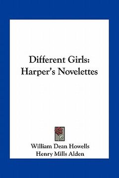 portada different girls: harper's novelettes (en Inglés)