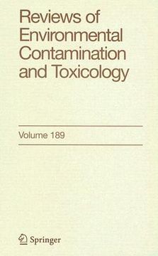 portada reviews of environmental contamination and toxicology: volume 189 (en Inglés)