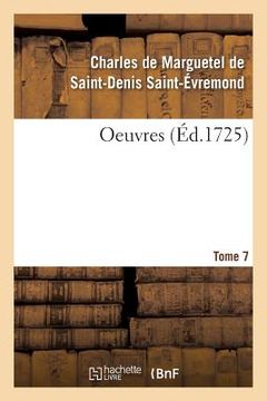 portada Oeuvres de Monsieur de Saint-Évremond. Tome 7 (en Francés)