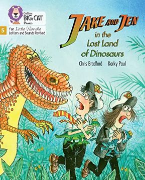 portada Jake and jen in the Lost Land of Dinosaurs (en Inglés)