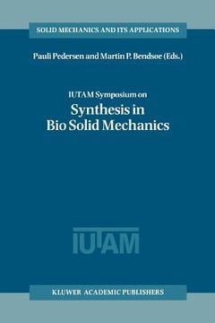 portada iutam symposium on synthesis in bio solid mechanics (en Inglés)