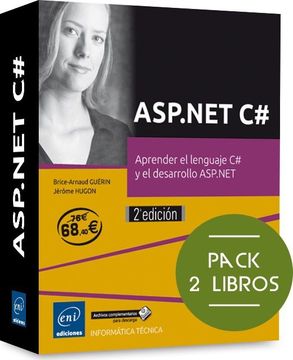 portada Asp. Net c@: Pack de 2 Libros: Aprende el Lenguaje c@ y el Desarrollo Asp. Net