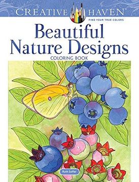 portada Creative Haven Beautiful Nature Designs Coloring Book (in English)