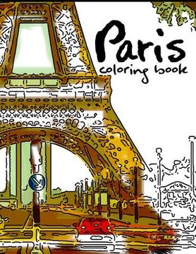 portada Paris coloring book: Stress Relieving Patterns (en Inglés)