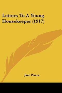 portada letters to a young housekeeper (1917) (en Inglés)