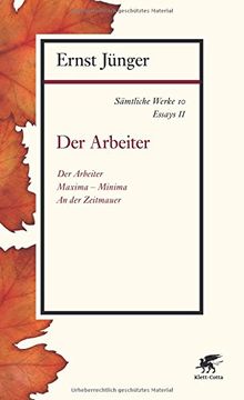 portada Sämtliche Werke - Band 10: Essays II: Der Arbeiter (en Alemán)
