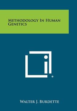 portada methodology in human genetics (en Inglés)