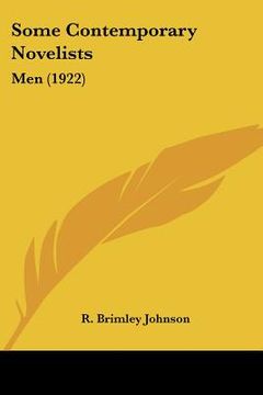 portada some contemporary novelists: men (1922) (en Inglés)