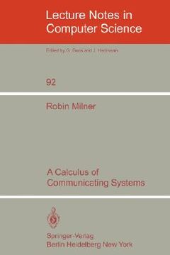 portada a calculus of communication systems (in English)