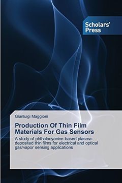 portada Production Of Thin Film Materials For Gas Sensors