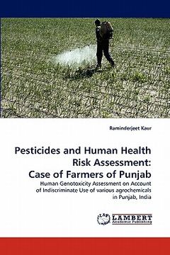 portada pesticides and human health risk assessment: case of farmers of punjab (en Inglés)