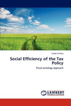 portada social efficiency of the tax policy (en Inglés)