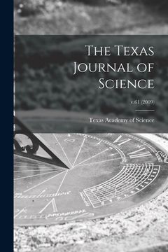 portada The Texas Journal of Science; v.61 (2009) (in English)