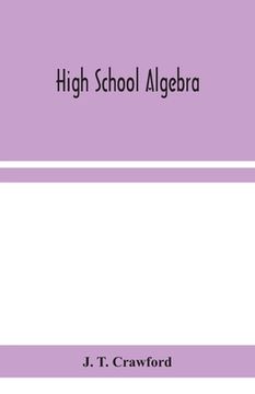 portada High school algebra (en Inglés)