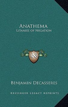portada anathema: litanies of negation