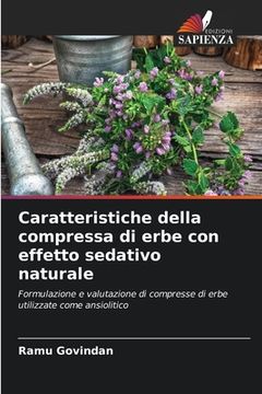 portada Caratteristiche della compressa di erbe con effetto sedativo naturale (in Italian)