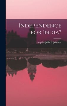 portada Independence for India? (in English)