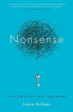 portada Nonsense: The Power of not Knowing (in English)