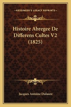 portada Histoire Abregee De Differens Cultes V2 (1825) (en Francés)