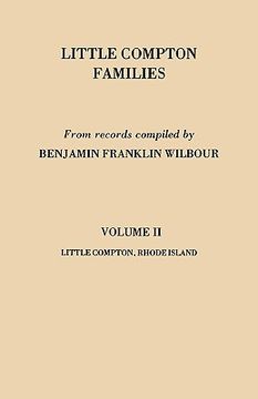 portada little compton families. little compton, rhode island. volume ii (in English)