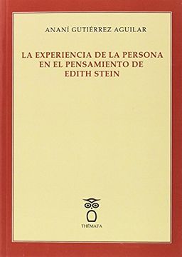 portada La Experiencia de la Persona en el Pensamiento de Edith Stein