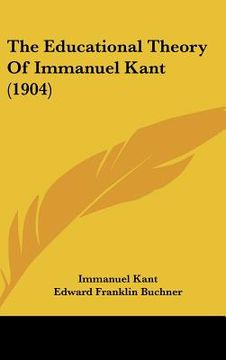 portada the educational theory of immanuel kant (1904)