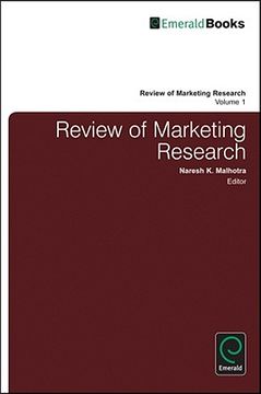 portada review of marketing research: v. 1