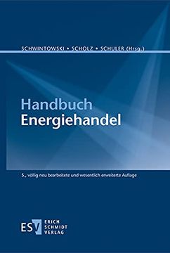 portada Handbuch Energiehandel (en Alemán)