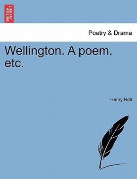 portada wellington. a poem, etc. (en Inglés)