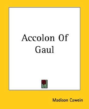 portada accolon of gaul (en Inglés)