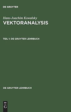 portada Vektoranalysis, Teil 1, de Gruyter Lehrbuch (en Alemán)