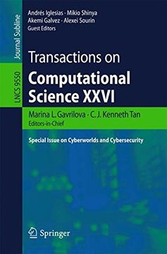 portada Transactions on Computational Science Xxvi: Special Issue on Cyberworlds and Cybersecurity: 26 (Lecture Notes in Computer Science) (en Inglés)